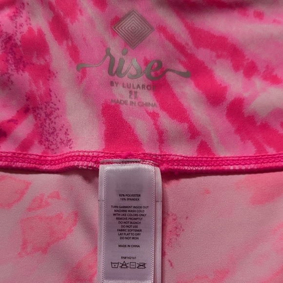 Rise by LuLaRoe Tie-Dye Leggings 2x - Picture 8 of 11